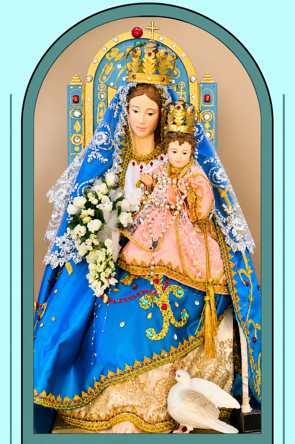 Imagen venerada de Ntra. Sra. de la Paz